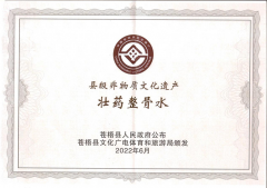 喜報(bào)！壯藥正骨水制作技藝榮獲縣級(jí)非物質(zhì)文化遺產(chǎn)項(xiàng)目
